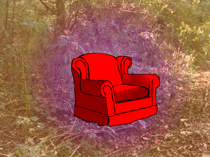 Chair in the woods 003