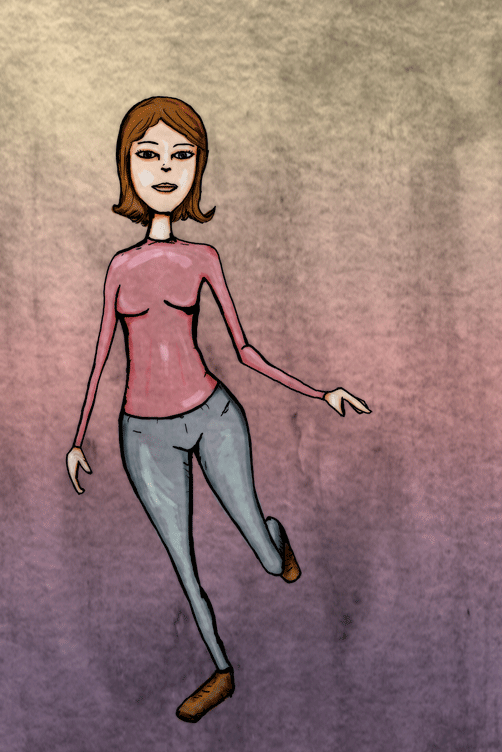 In mid run to get the door