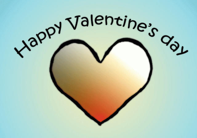 My heart to you- Happy Valentine's day!