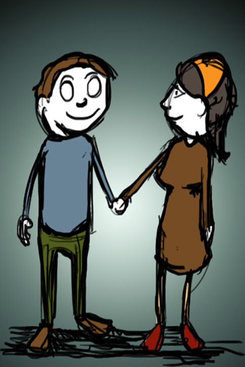 I'm glad to be with you my Valentine