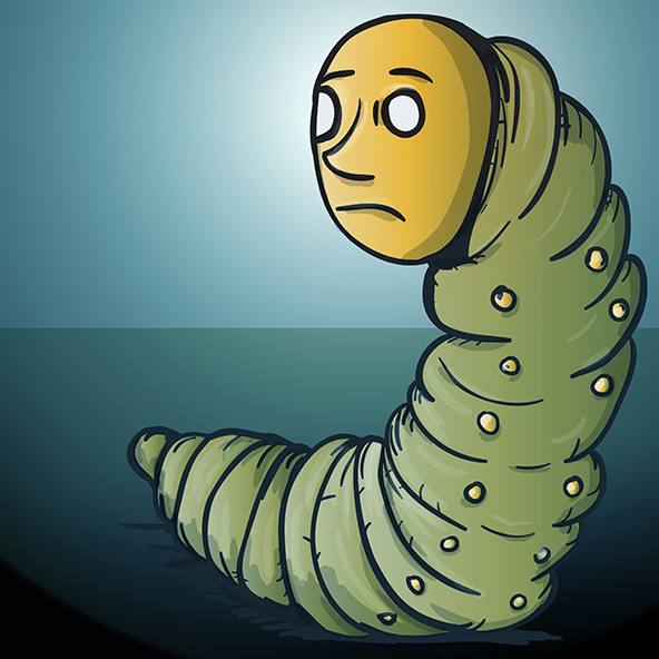 Unhappy about the state he's in