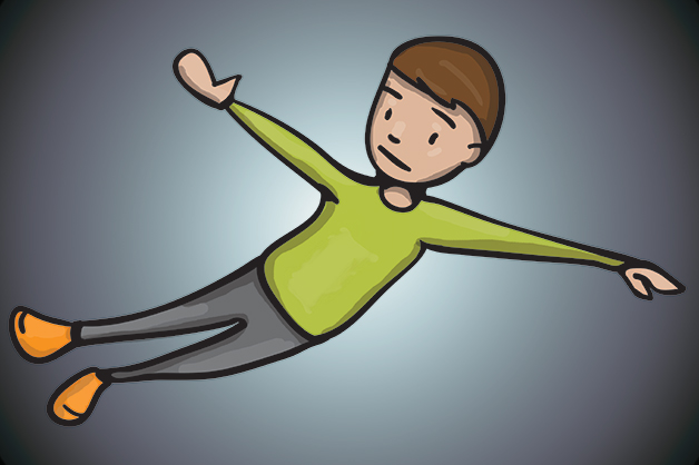 Oh just flying around