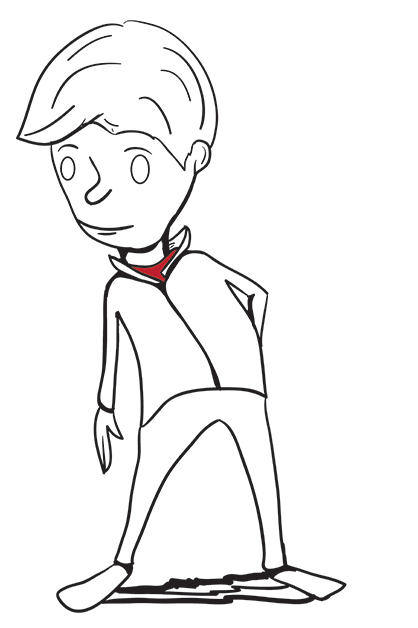 I just know he's not a good model!