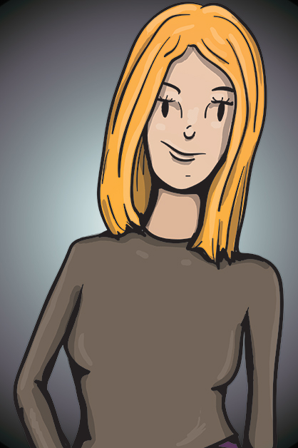 Some what warm smile