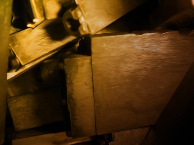 Pushing the print side of a slug