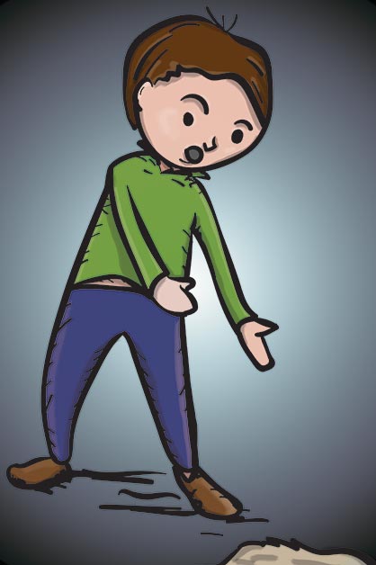 Oh no it made a mess